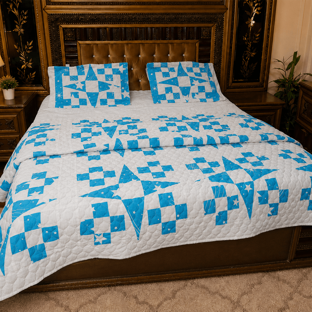 Handmade cotton patchwork comforter PC-001